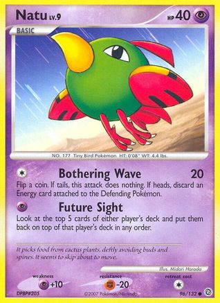 Natu (96/132) [Diamond & Pearl: Secret Wonders] Reverse Holofoil