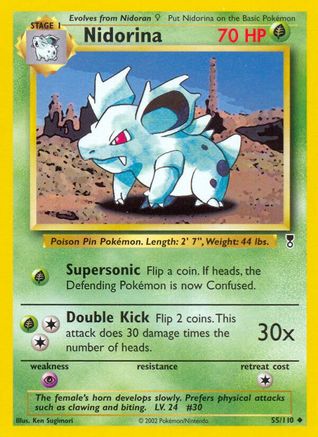 Nidorina (55/110) [Legendary Collection] Reverse Holofoil