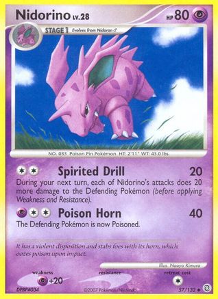 Nidorino (57/132) [Diamond & Pearl: Secret Wonders] Reverse Holofoil