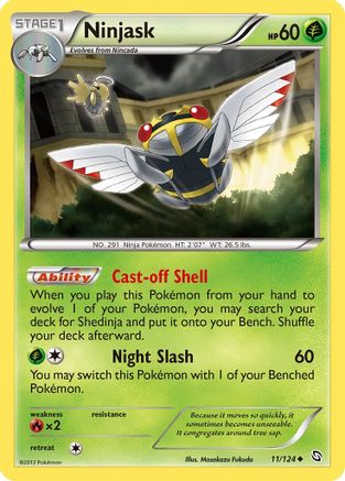 Ninjask (11/124) [Black & White: Dragons Exalted] Reverse Holofoil