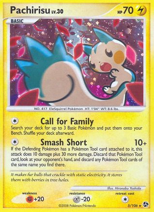 Pachirisu (5/106) [Diamond & Pearl: Great Encounters] Reverse Holofoil