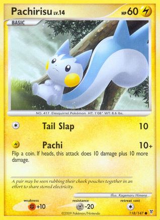 Pachirisu (118/147) [Platinum: Supreme Victors] Reverse Holofoil