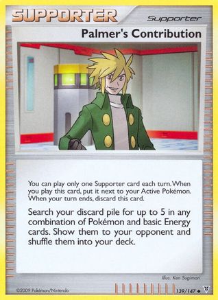 Palmer's Contribution (139/147) [Platinum: Supreme Victors] Reverse Holofoil