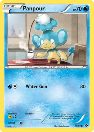 Panpour (28/99) [Black & White: Next Destinies] Reverse Holofoil