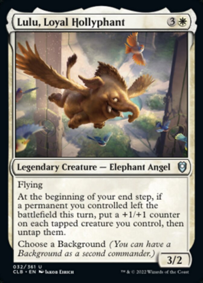 Lulu, Loyal Hollyphant [Commander Legends: Battle for Baldur's Gate] Foil