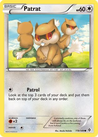 Patrat (118/149) [Black & White: Boundaries Crossed] Reverse Holofoil