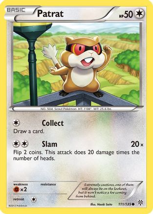 Patrat (111/135) [Black & White: Plasma Storm] Reverse Holofoil