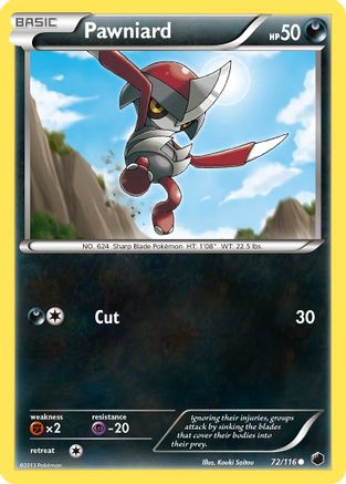 Pawniard (72/116) [Black & White: Plasma Freeze] Reverse Holofoil