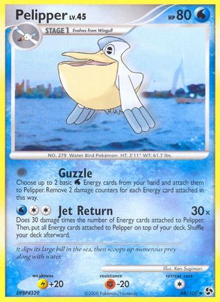Pelipper (48/106) [Diamond & Pearl: Great Encounters] Reverse Holofoil
