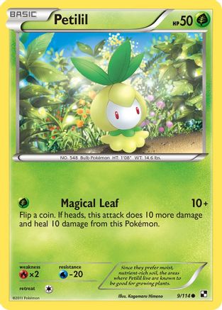 Petilil (9/114) [Black & White: Base Set] Reverse Holofoil