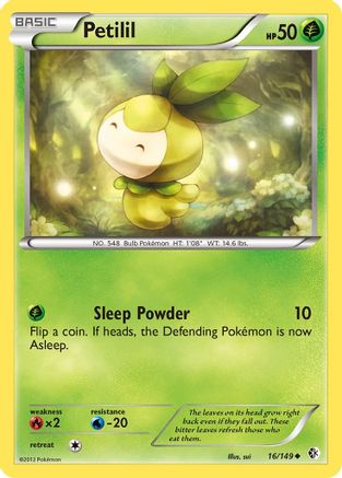 Petilil (16/149) [Black & White: Boundaries Crossed] Reverse Holofoil
