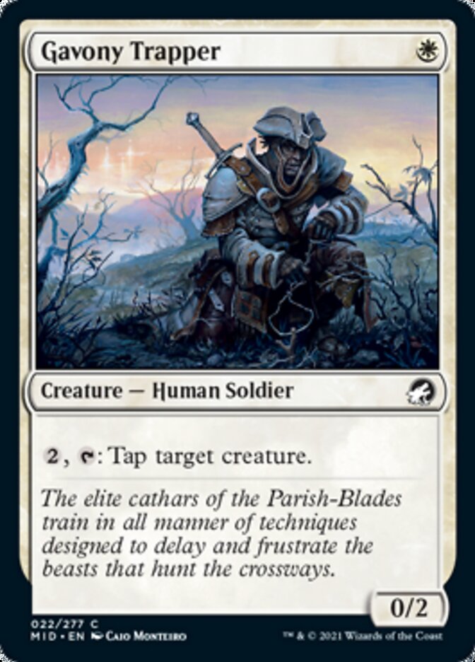 Gavony Trapper [Innistrad: Midnight Hunt] Foil