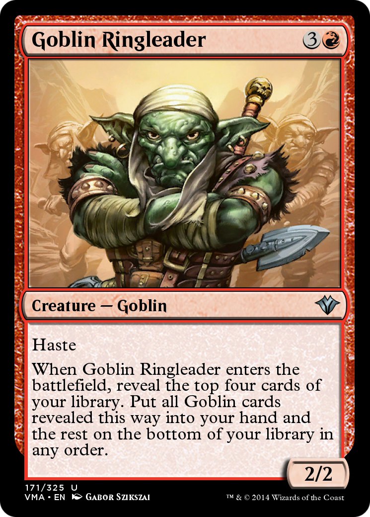 Goblin Ringleader  [Vintage Masters] Foil