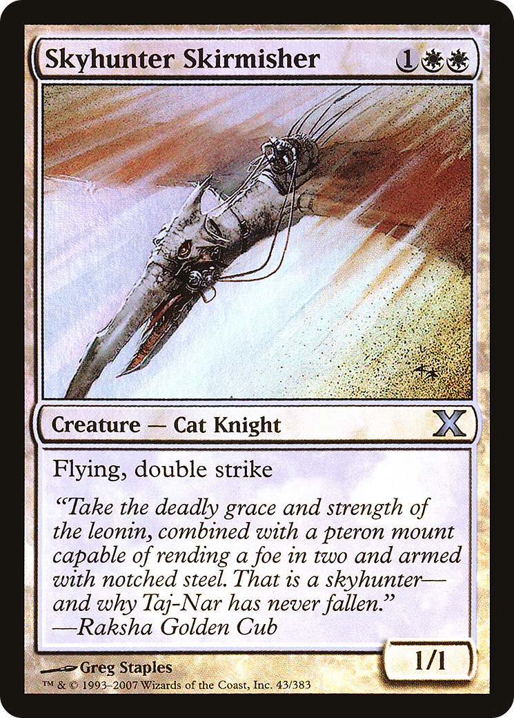 Skyhunter Skirmisher  [Tenth Edition] Foil