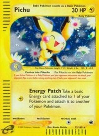 Pichu (22/165) [Expedition: Base Set] Reverse Holofoil