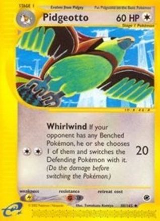 Pidgeotto (88/165) [Expedition: Base Set] Reverse Holofoil
