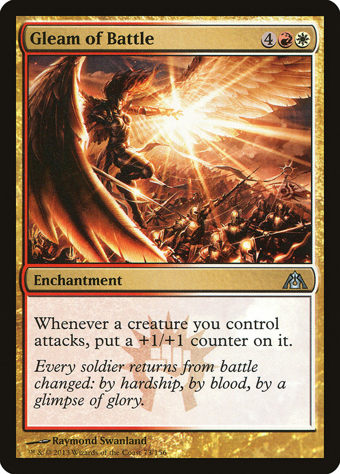 Gleam of Battle [Dragon's Maze] Foil
