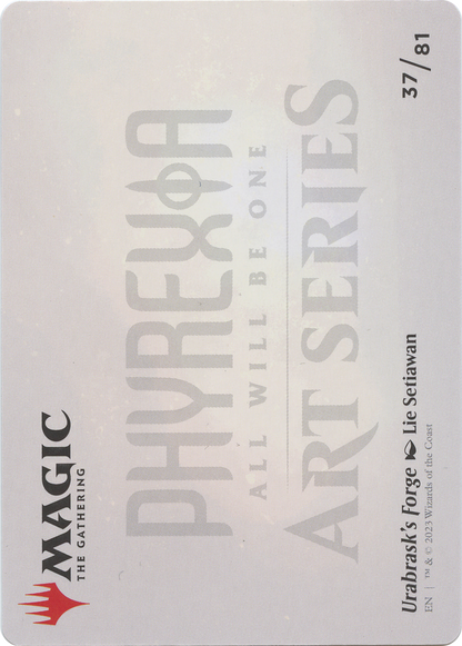 Urabrask's Forge // Urabrask's Forge  [Phyrexia: All Will Be One Art Series] (Borderless)