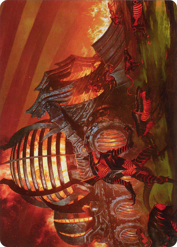 Urabrask's Forge // Urabrask's Forge  [Phyrexia: All Will Be One Art Series] (Borderless)