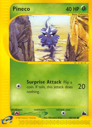 Pineco (85/144) [Skyridge] Reverse Holofoil