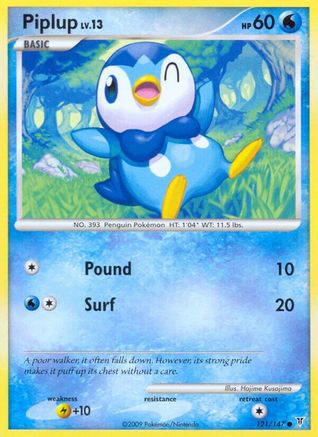Piplup (121/147) [Platinum: Supreme Victors] Reverse Holofoil