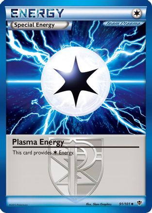 Plasma Energy (91/101) [Black & White: Plasma Blast] Reverse Holofoil