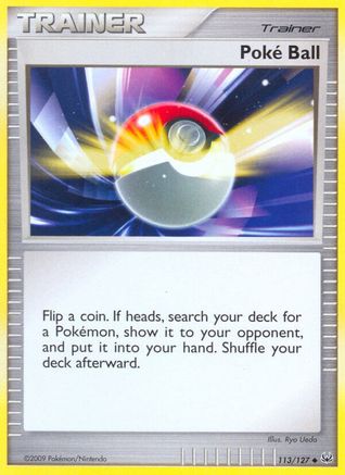 Poke Ball (113/127) [Platinum: Base Set] Reverse Holofoil