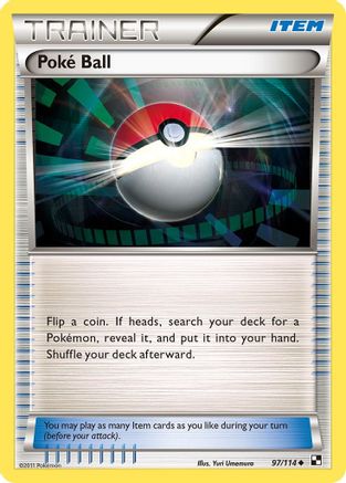 Poke Ball (97/114) [Black & White: Base Set] Reverse Holofoil