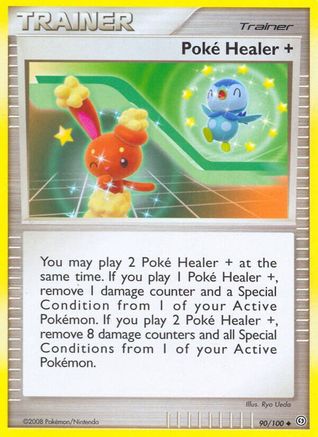 Poke Healer + (90/100) [Diamond & Pearl: Stormfront] Reverse Holofoil