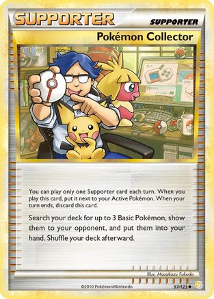 Pokemon Collector (97/123) [HeartGold & SoulSilver: Base Set] Reverse Holofoil