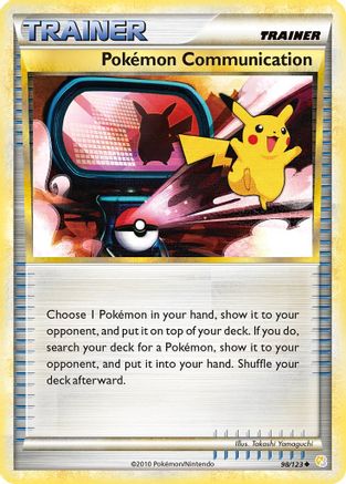 Pokemon Communication (98/123) [HeartGold & SoulSilver: Base Set] Reverse Holofoil