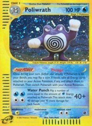Poliwrath (24/165) [Expedition: Base Set] Reverse Holofoil