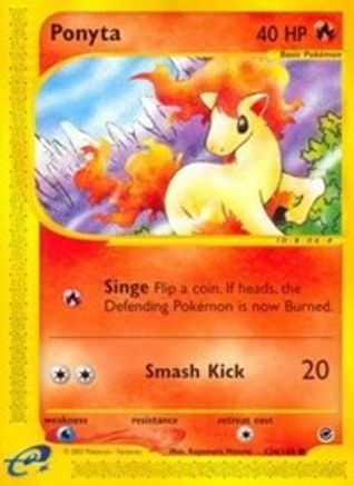 Ponyta (126/165) [Expedition: Base Set] Reverse Holofoil