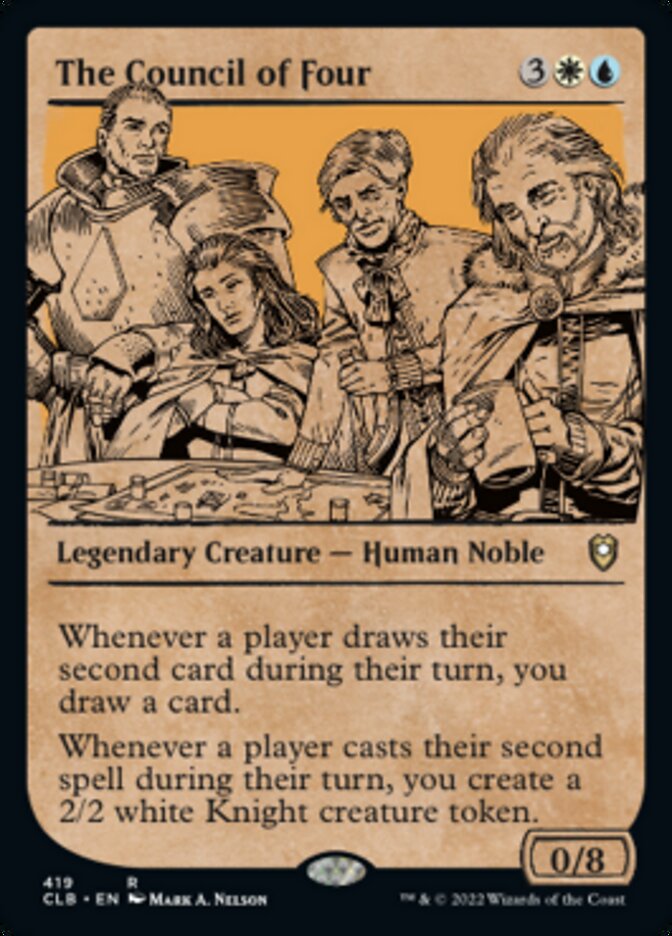 The Council of Four (Showcase) [Commander Legends: Battle for Baldur's Gate] Foil