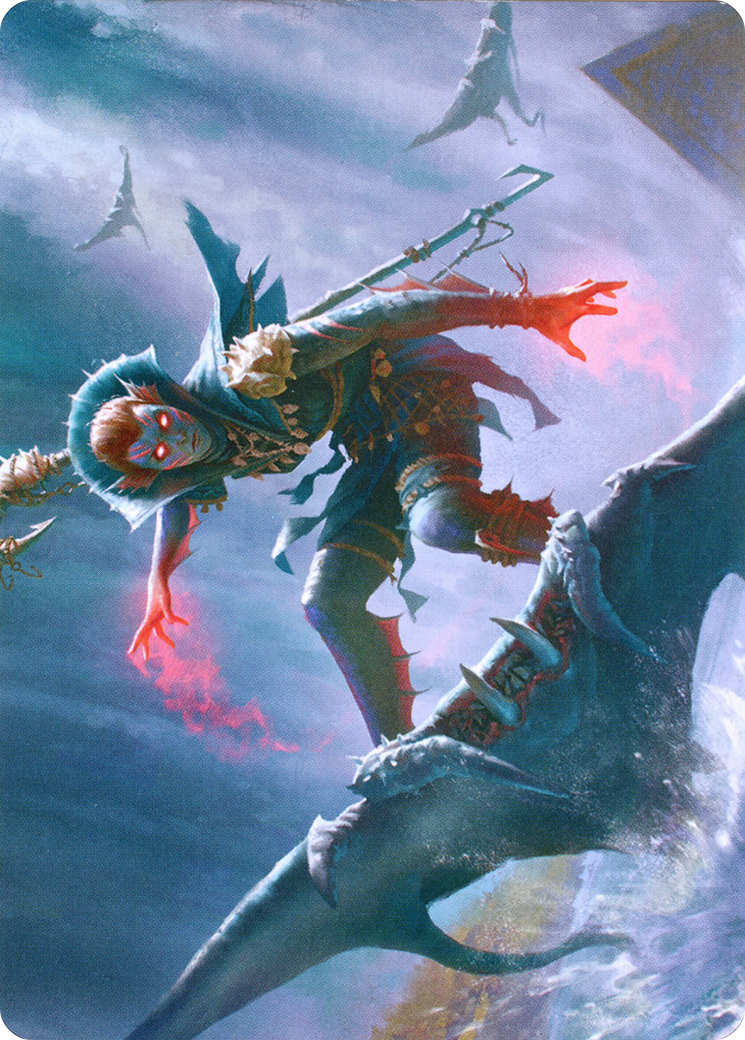 Umara Mystic // Umara Mystic  [Zendikar Rising Art Series] (Borderless) Foil