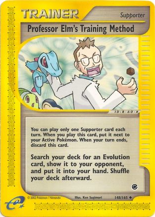 Professor Elm's Training Method (148/165) [Expedition: Base Set] Reverse Holofoil