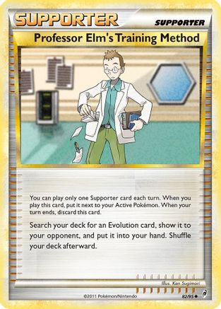 Professor Elm's Training Method (82/95) [HeartGold & SoulSilver: Call of Legends] Reverse Holofoil