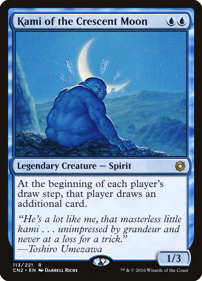 Kami of the Crescent Moon [Conspiracy: Take the Crown] Foil