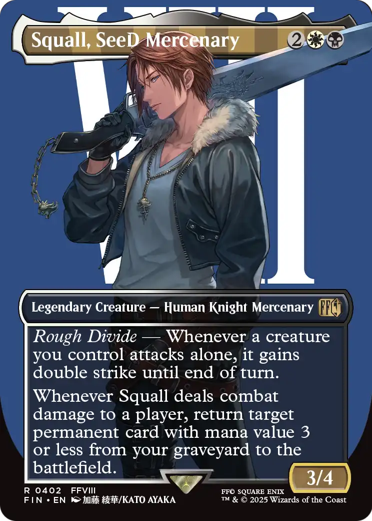 Squall, SeeD Mercenary (Borderless) [FINAL FANTASY]