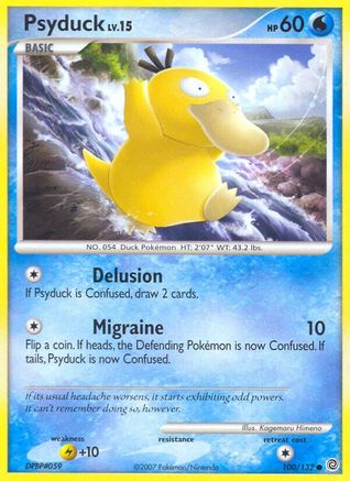 Psyduck (100/132) [Diamond & Pearl: Secret Wonders] Reverse Holofoil
