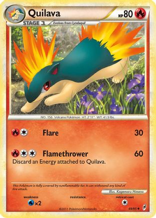 Quilava (49/95) [HeartGold & SoulSilver: Call of Legends] Reverse Holofoil