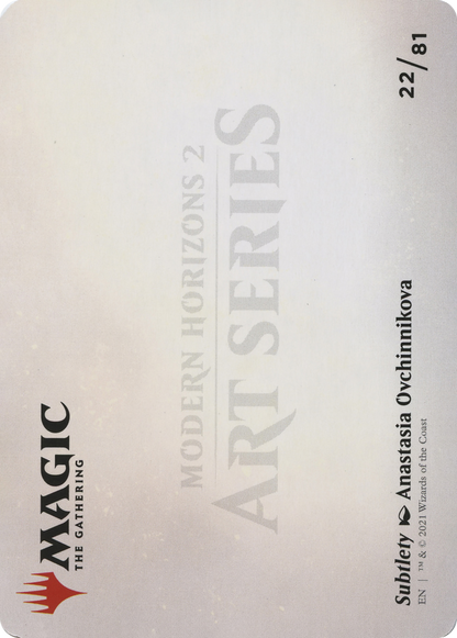 Subtlety // Subtlety  [Modern Horizons 2 Art Series] (Borderless) Foil