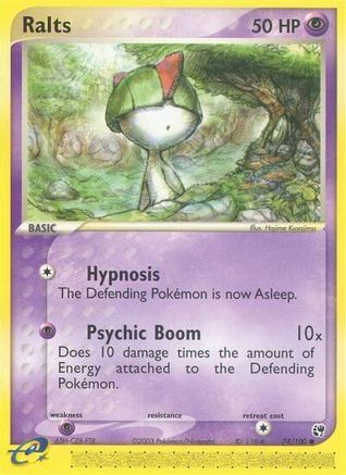 Ralts (74/100) [EX: Sandstorm] Reverse Holofoil
