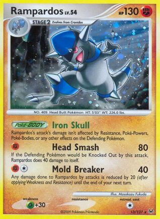Rampardos (13/127) [Platinum: Base Set] Reverse Holofoil