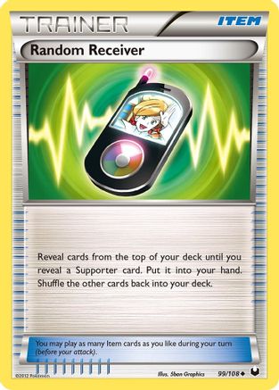 Random Receiver (99/108) [Black & White: Dark Explorers] Reverse Holofoil