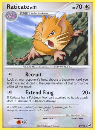 Raticate (29/99) [Platinum: Arceus] Reverse Holofoil