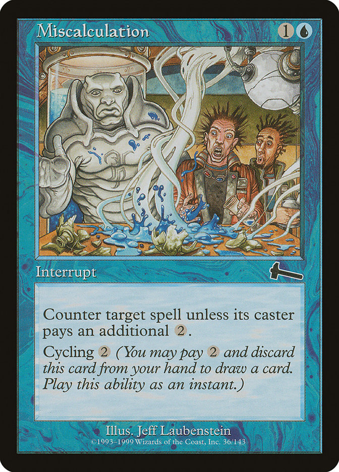 Miscalculation [Urza's Legacy] Foil