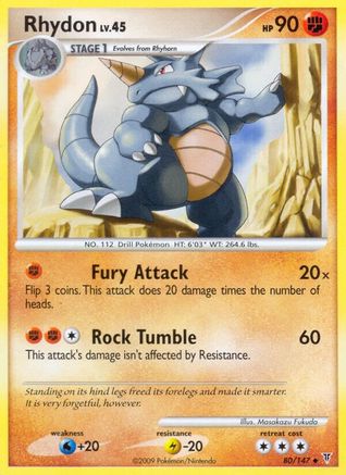 Rhydon (80/147) [Platinum: Supreme Victors] Reverse Holofoil