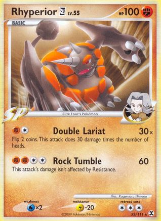 Rhyperior (32/111) [Platinum: Rising Rivals] Reverse Holofoil