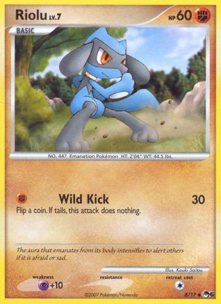 Riolu (8/17) [POP Series 6] Holofoil